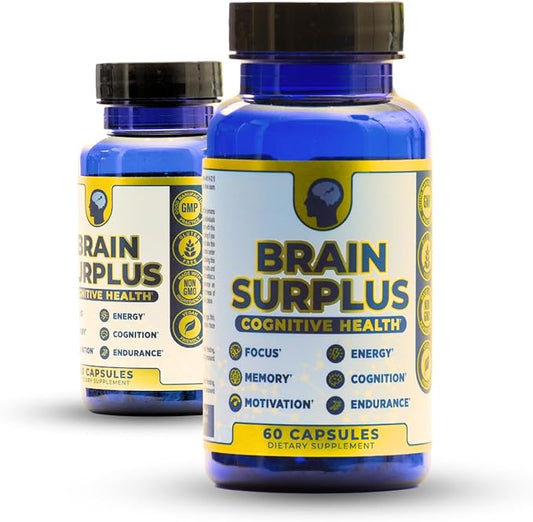 Nootropic Supplement for Memory, Focus, Energy: with Lions Mane, Ginkgo Biloba, Alpha GPC, Vitamin B12 Non GMO, Vegan, Gluten Free